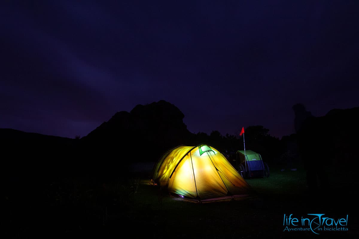 deserto di agriates notte