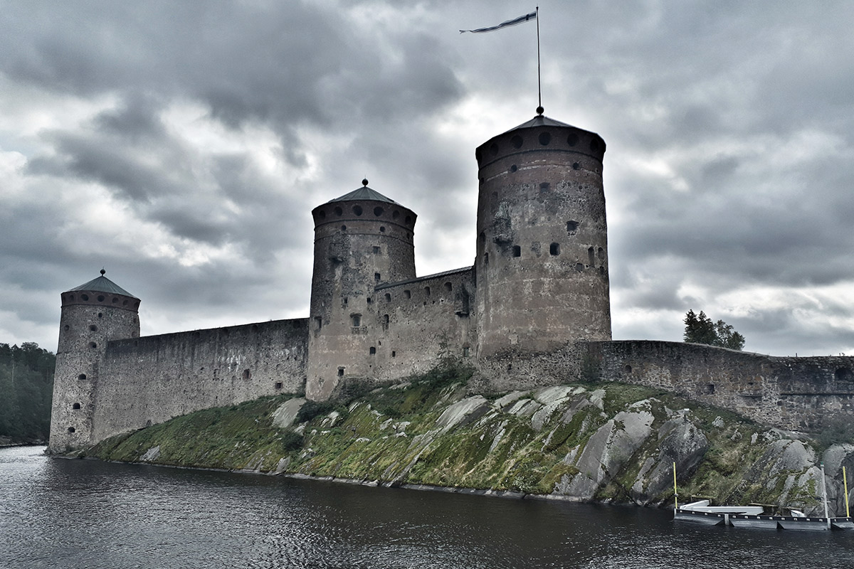 Finlandia in bici castello