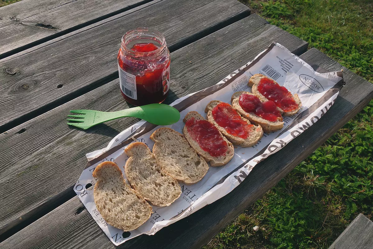 viaggiare in bici con i bimbi: l'Alimentazione colazione