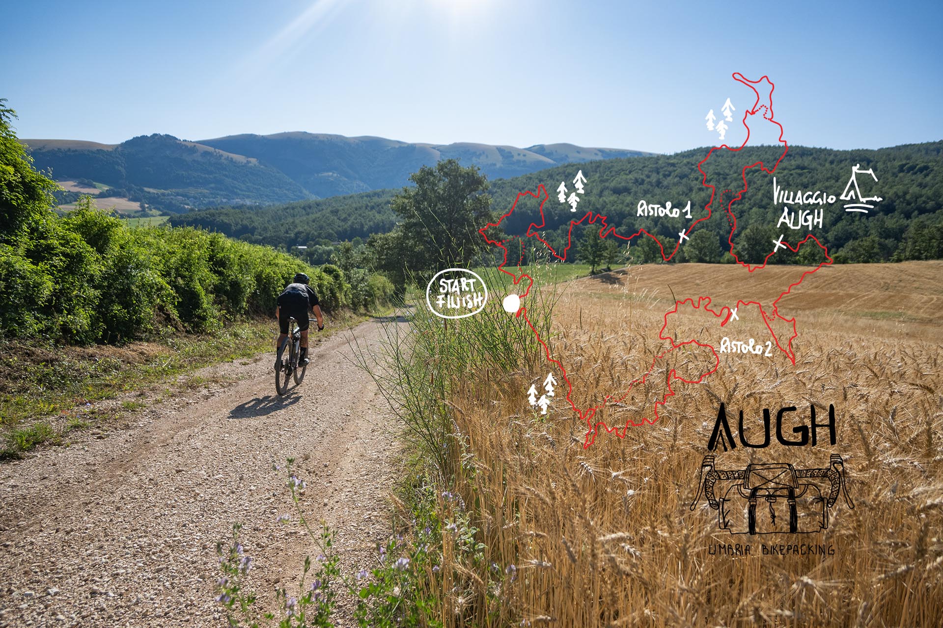 Augh! Umbria Bikepacking: il racconto di un weekend tra colline, bici e una tribù speciale