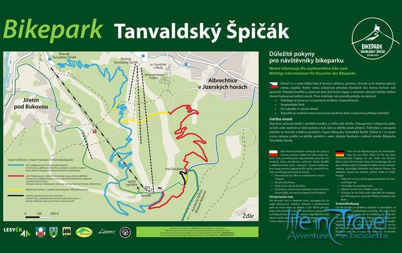 mappabike park tanvaldský spičák