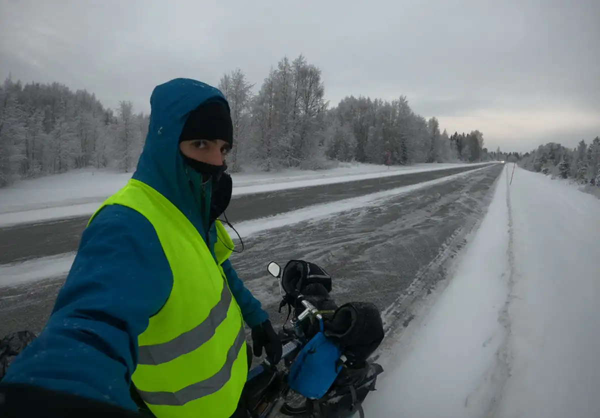 murgia capo nord bici inverno