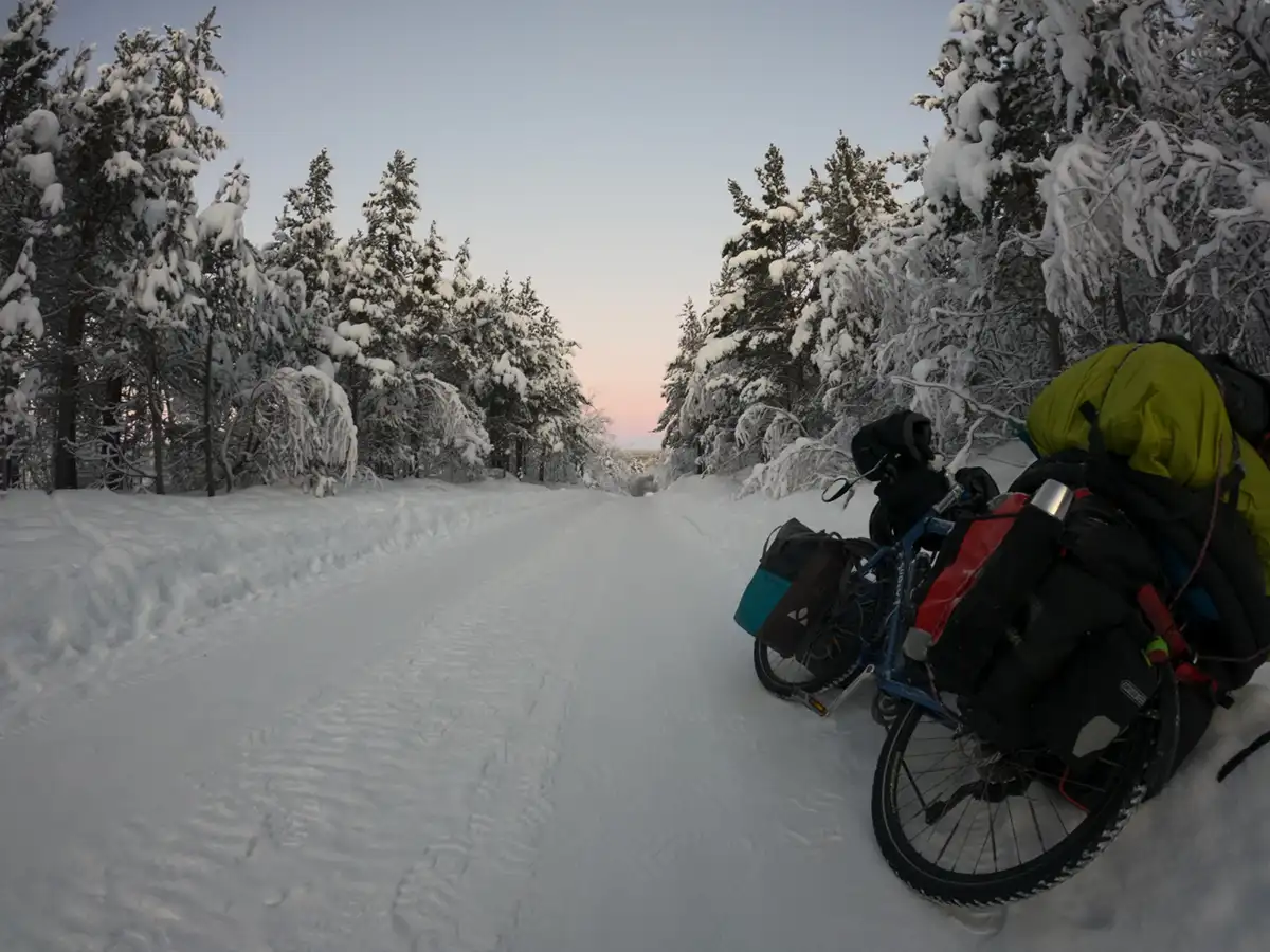 murgia capo nord bici inverno