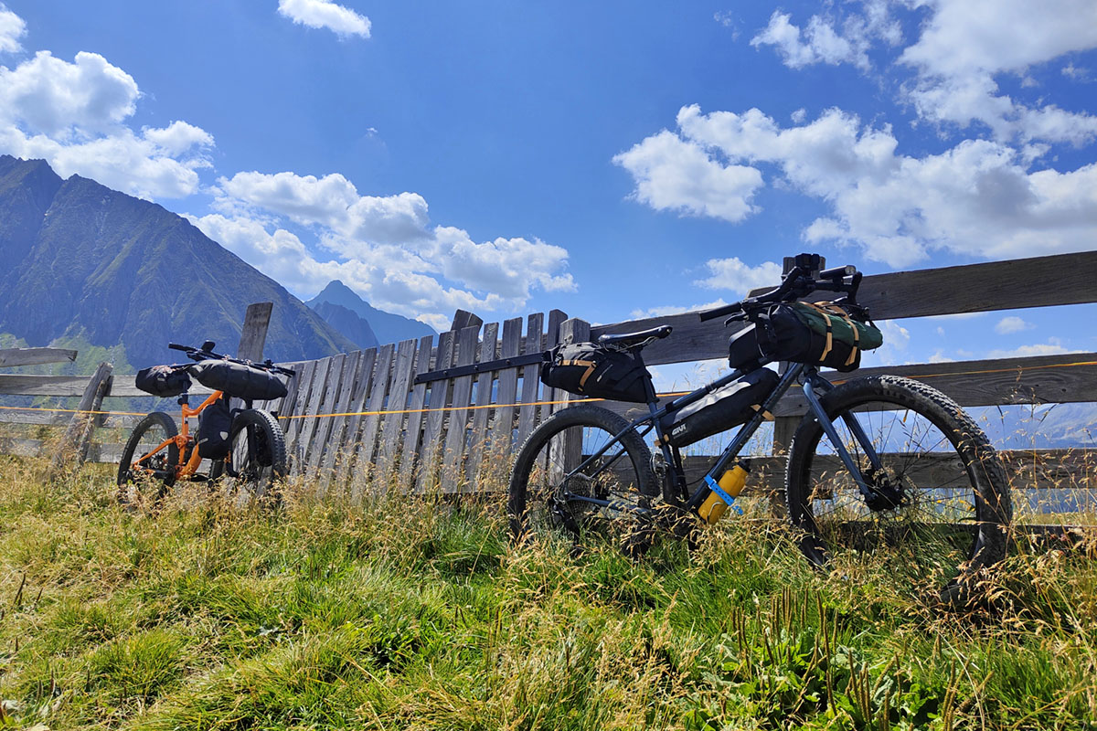 viaggiare in bikepacking