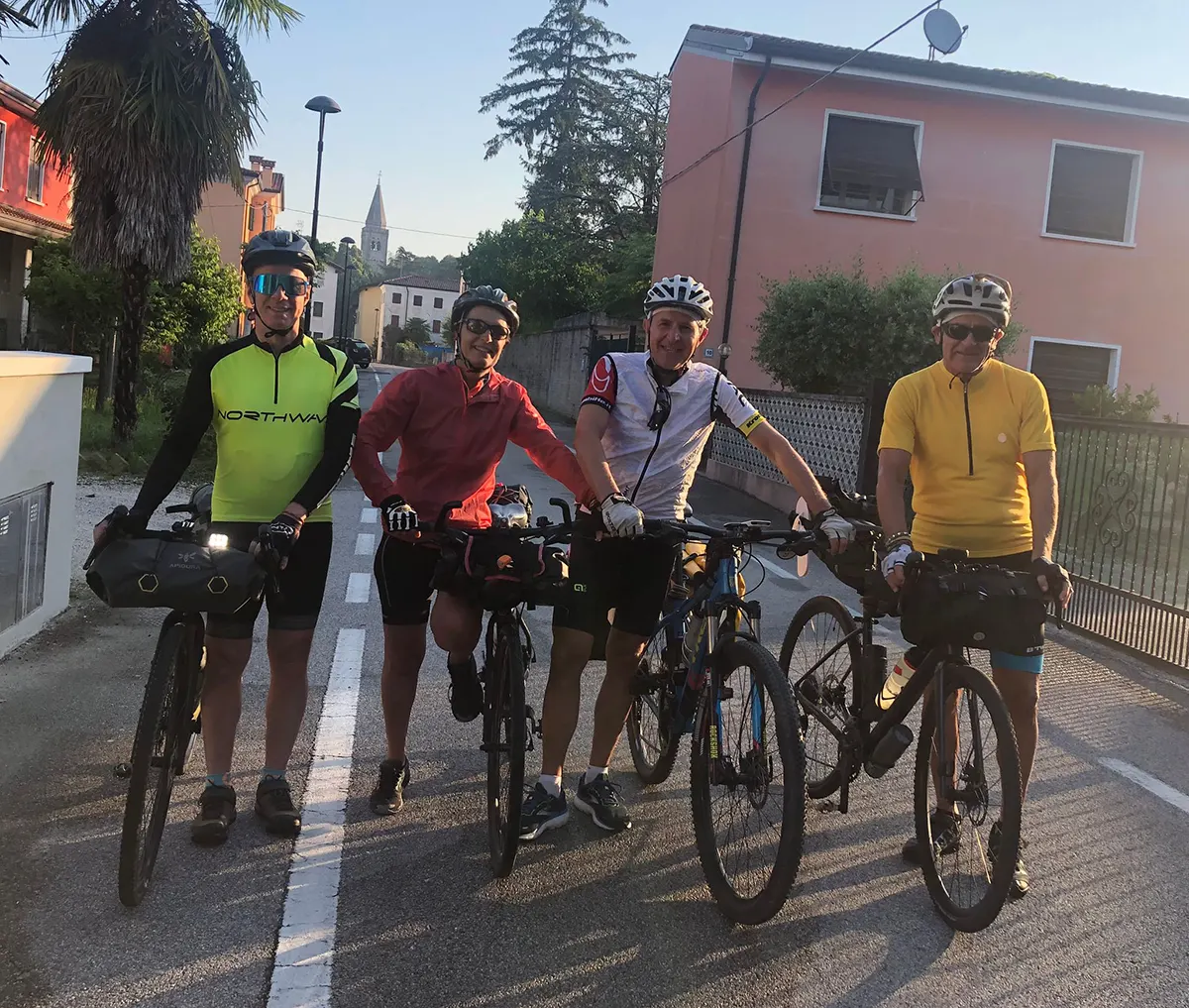 giro dell istria in bici partenza