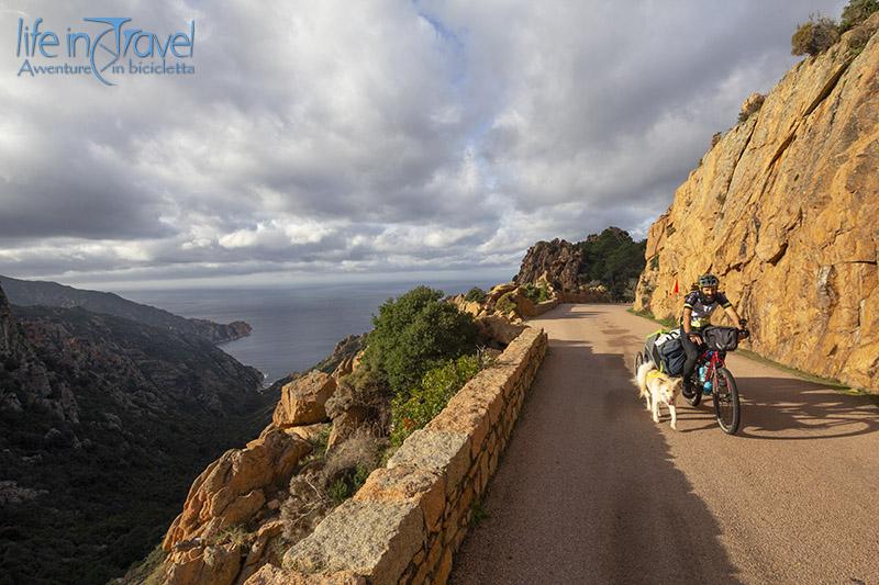 strada costiera verso ajaccio