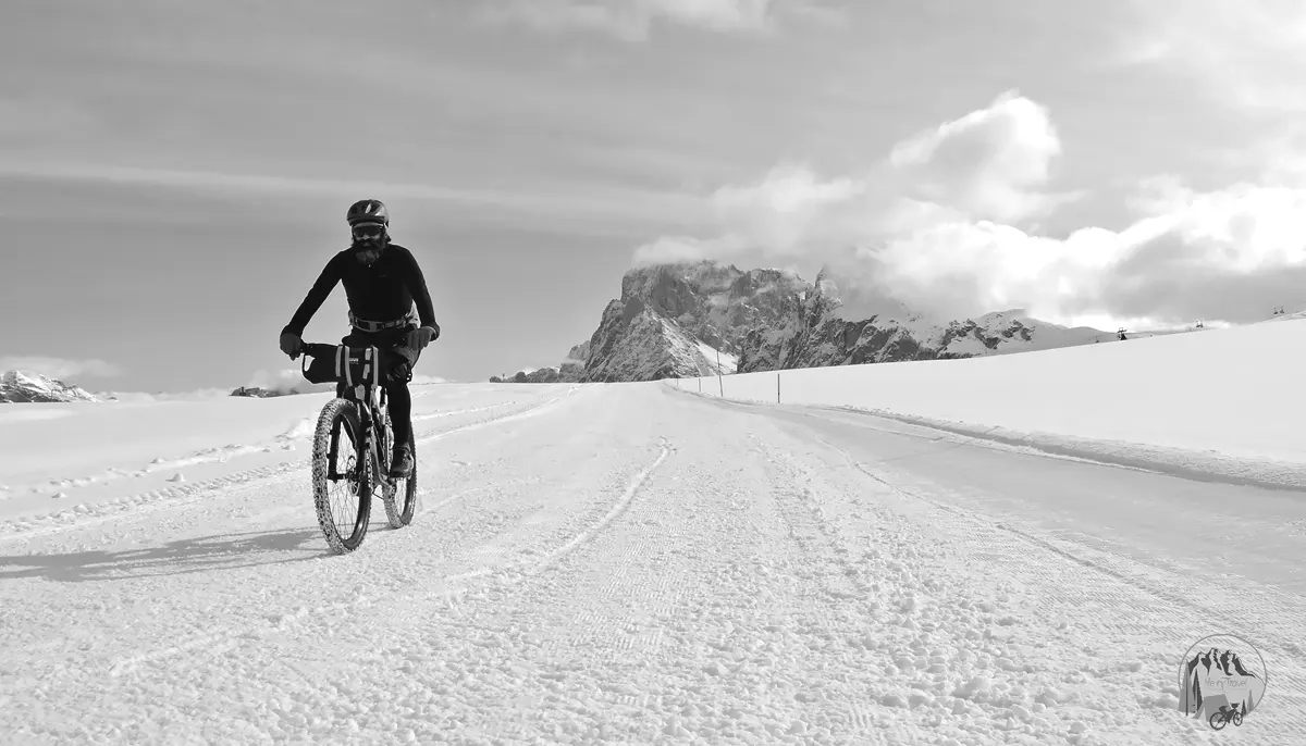 mtb alpe di siusi neve