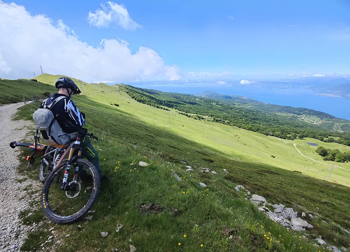 panorama garda monte baldo mtb