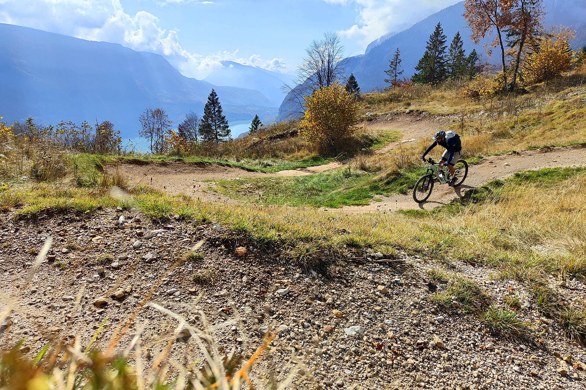 Orso del Pradel da Andalo in MTB