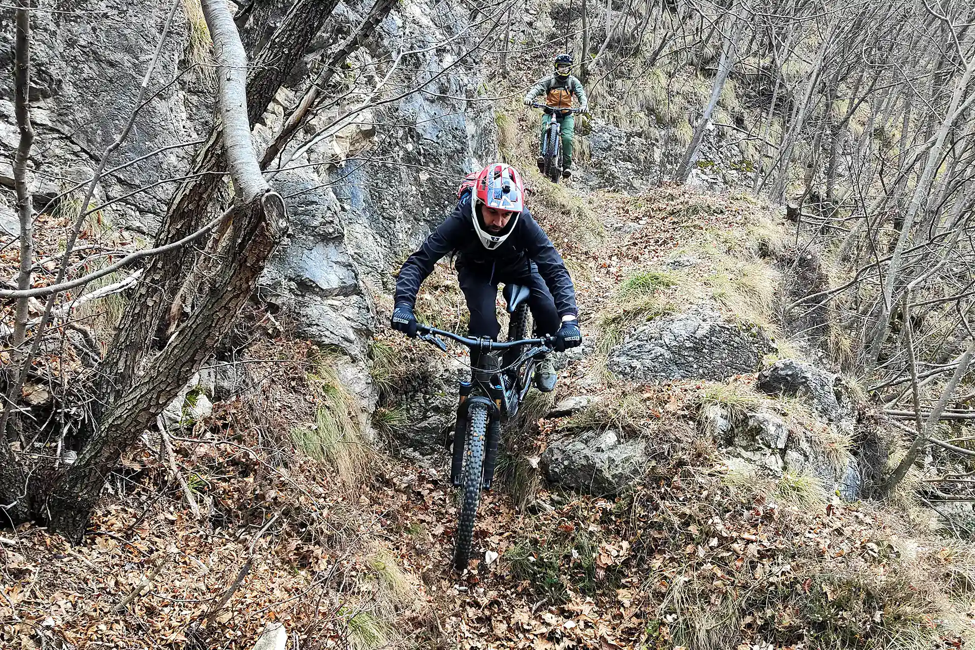 Sentiero dell'Imperatore in MTB in valle dell'Adige