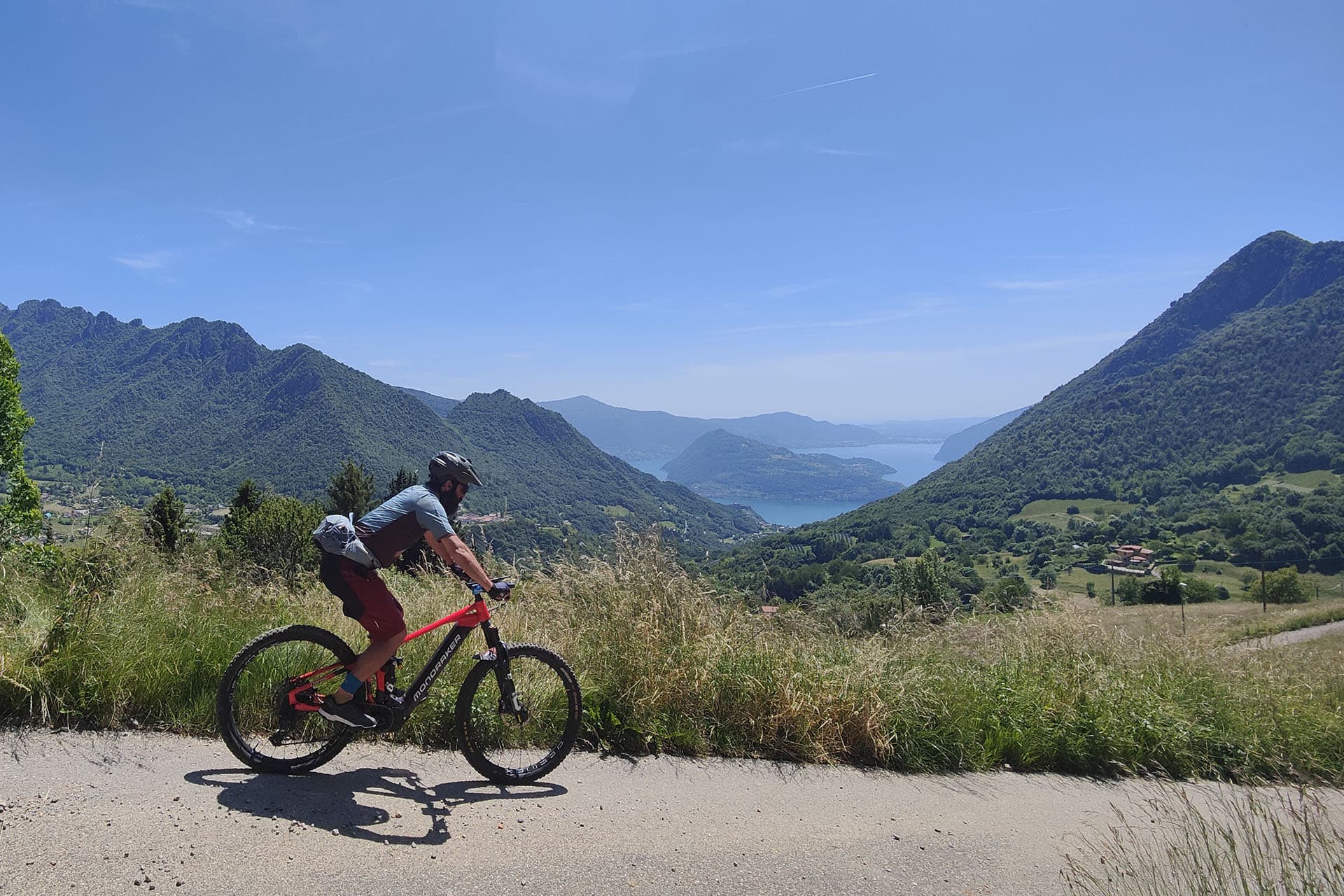 Lago d'Iseo in MTB