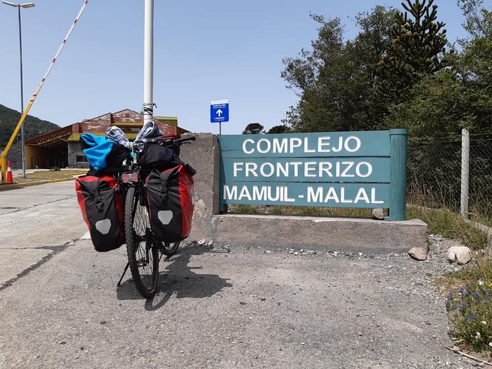 frontiera cile argentina in bici