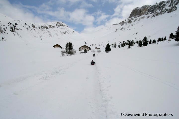 Con le ciaspole sulle Odle: da malga Zannes al rifugio Genova