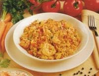 Risotto gamberi e cannellini