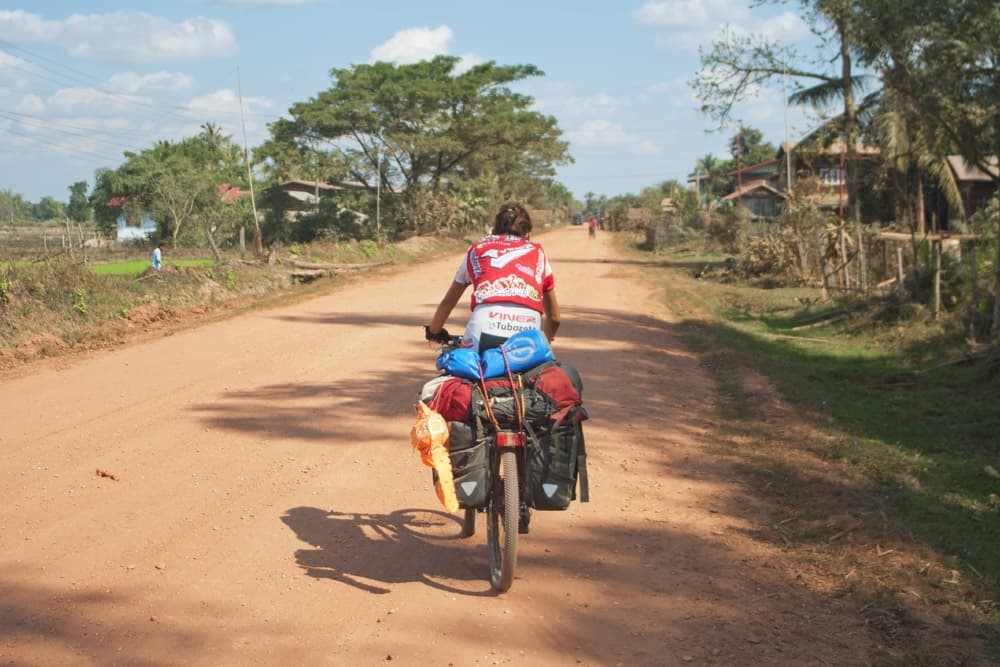 Bolaven plateau in bici