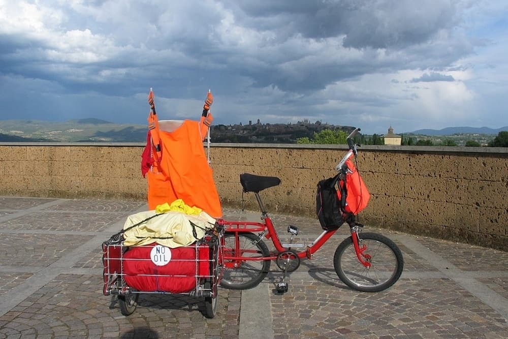 Viaggio in bici con Graziella | Notte da brivido verso l'Umbria