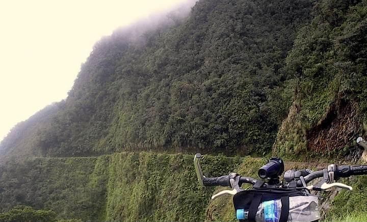 El camino de la muerte da La Paz a Coroico in Bolivia