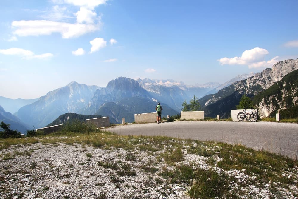 Mangart in bicicletta, nel Parco nazionale del Triglav