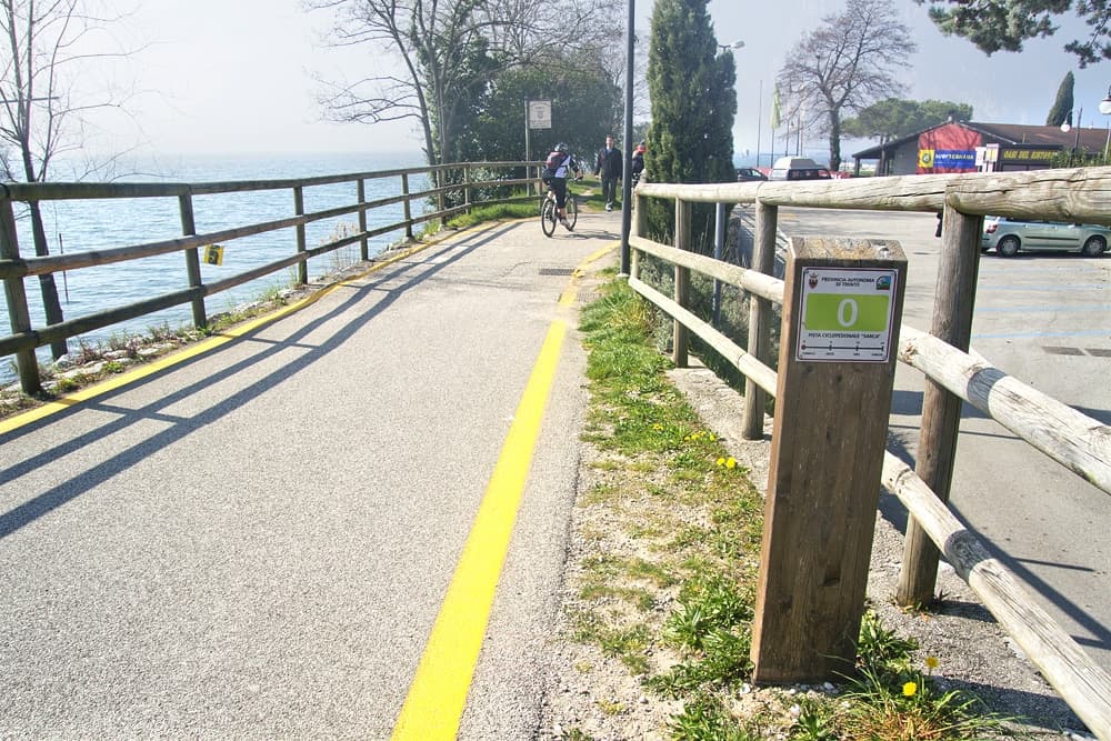 Pista ciclabile lago di Garda: 140 km in tre regioni