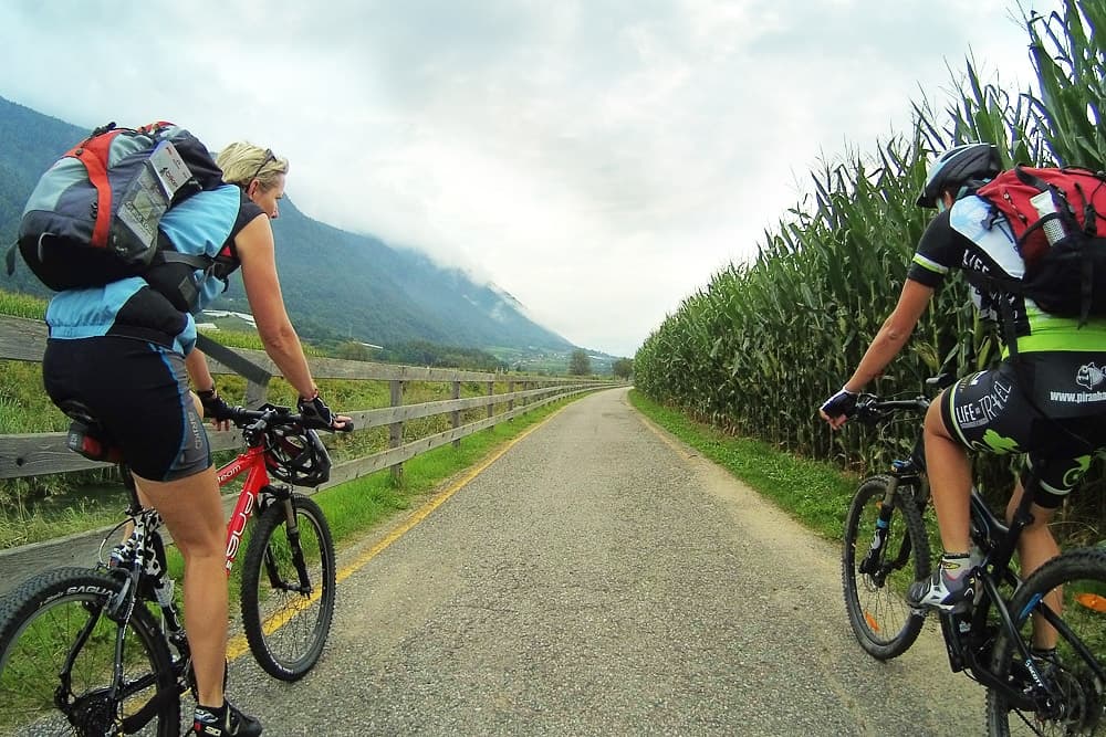 Valsugana cycle path: from Pergine to Bassano del Grappa by bicycle