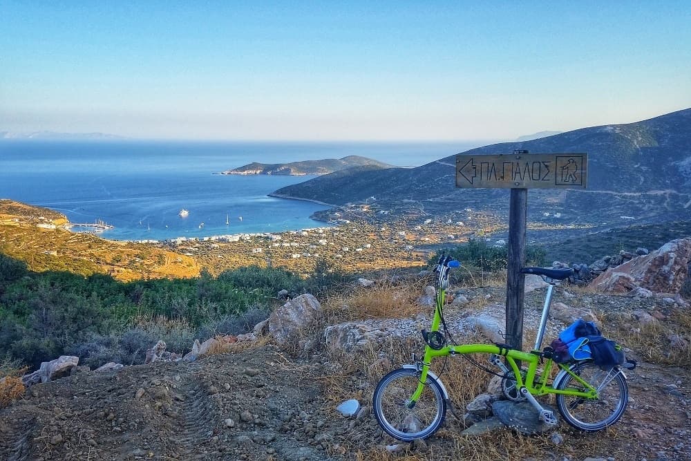 Isole Cicladi in bici