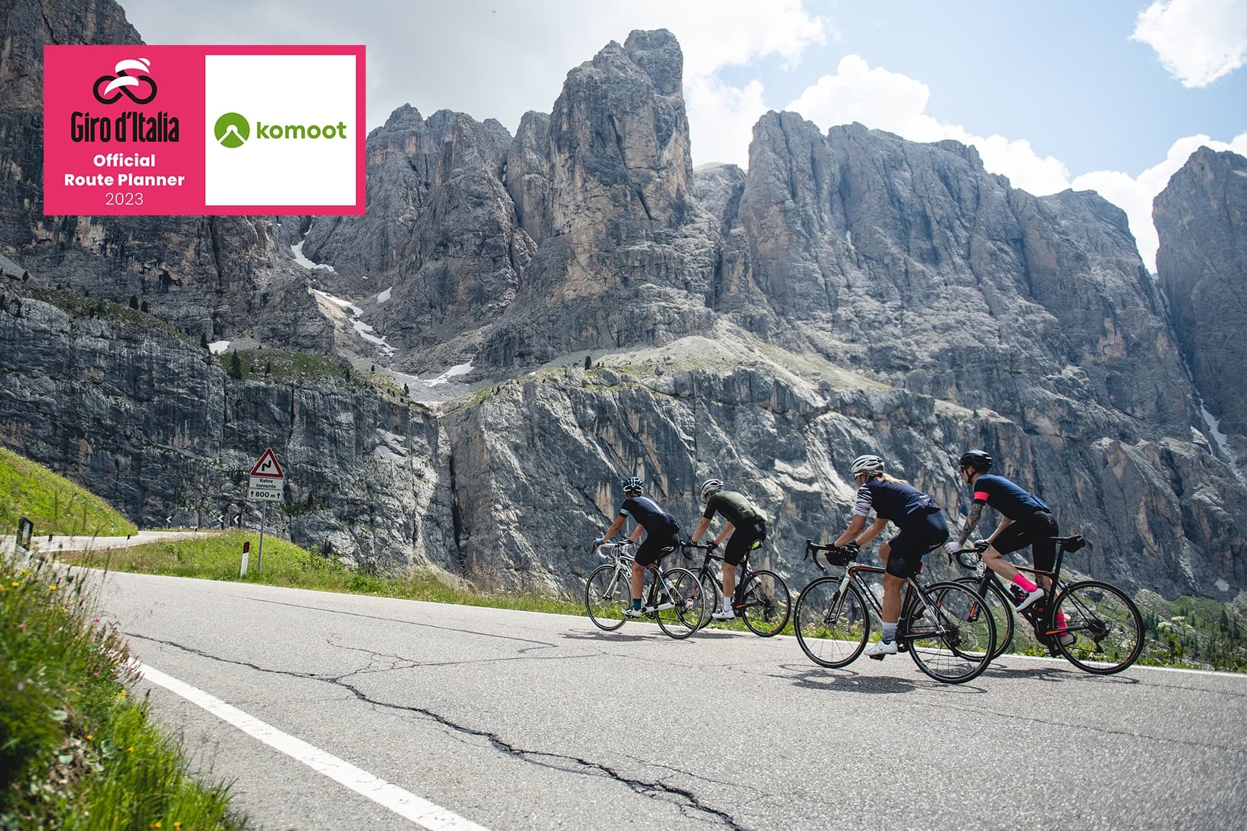 Komoot Giro d'Italia route planner