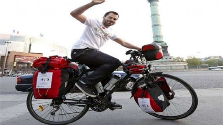 Viaggio in bici contro gli sprech