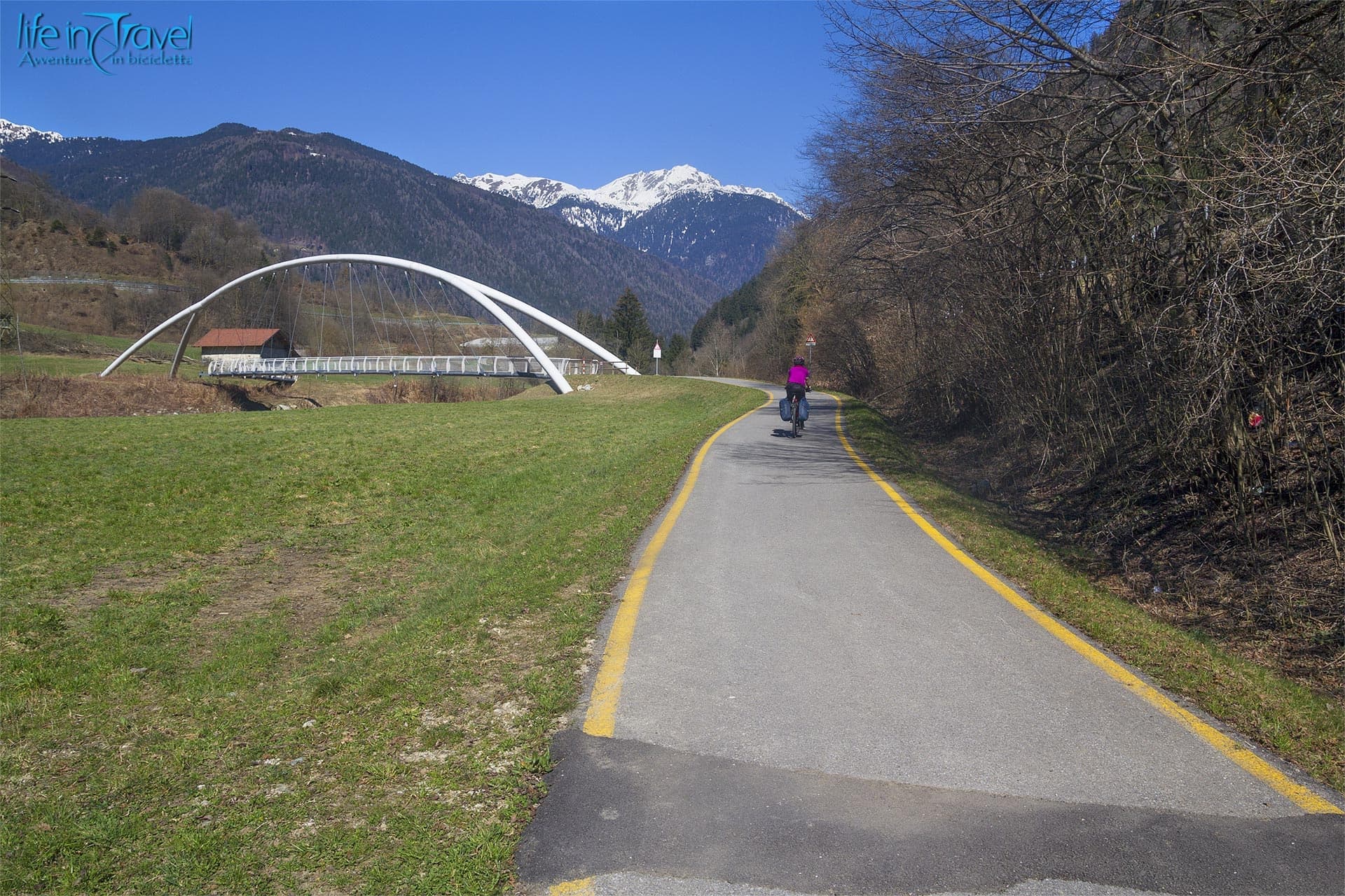 Dolomites cycling routes: Val Rendena cycle path