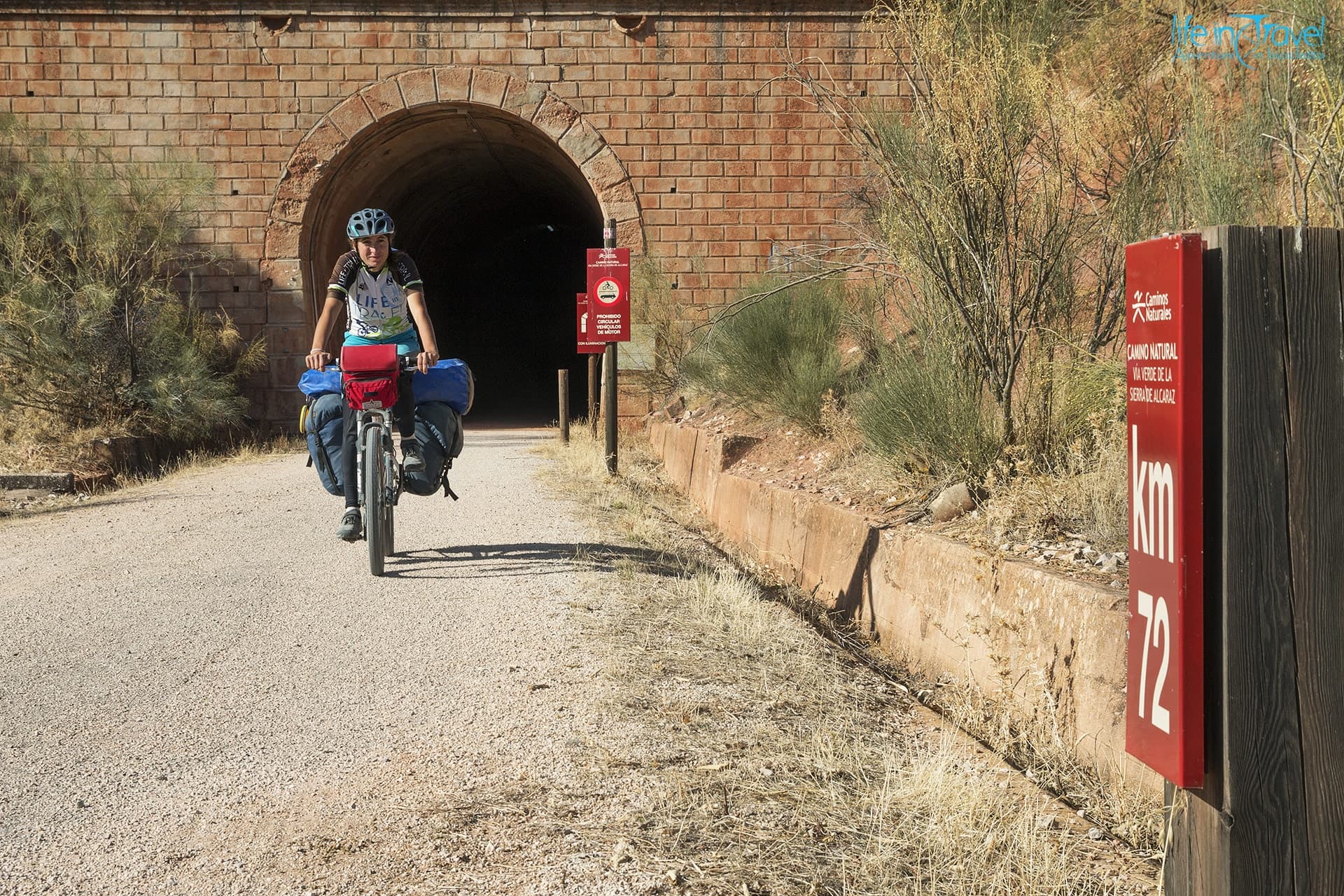 Vecchia ferrovia in Spagna