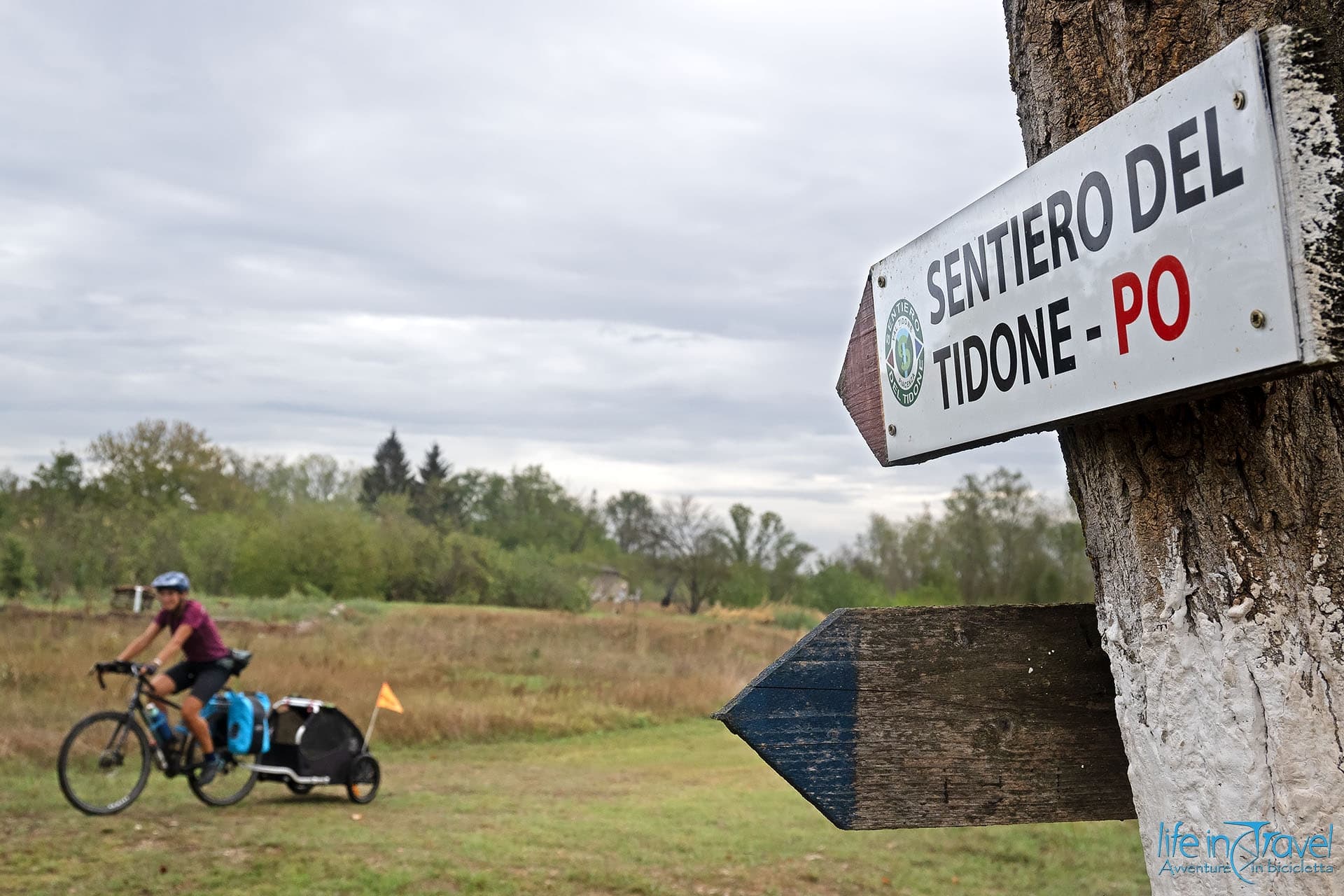 Sentiero del Tidone in bici