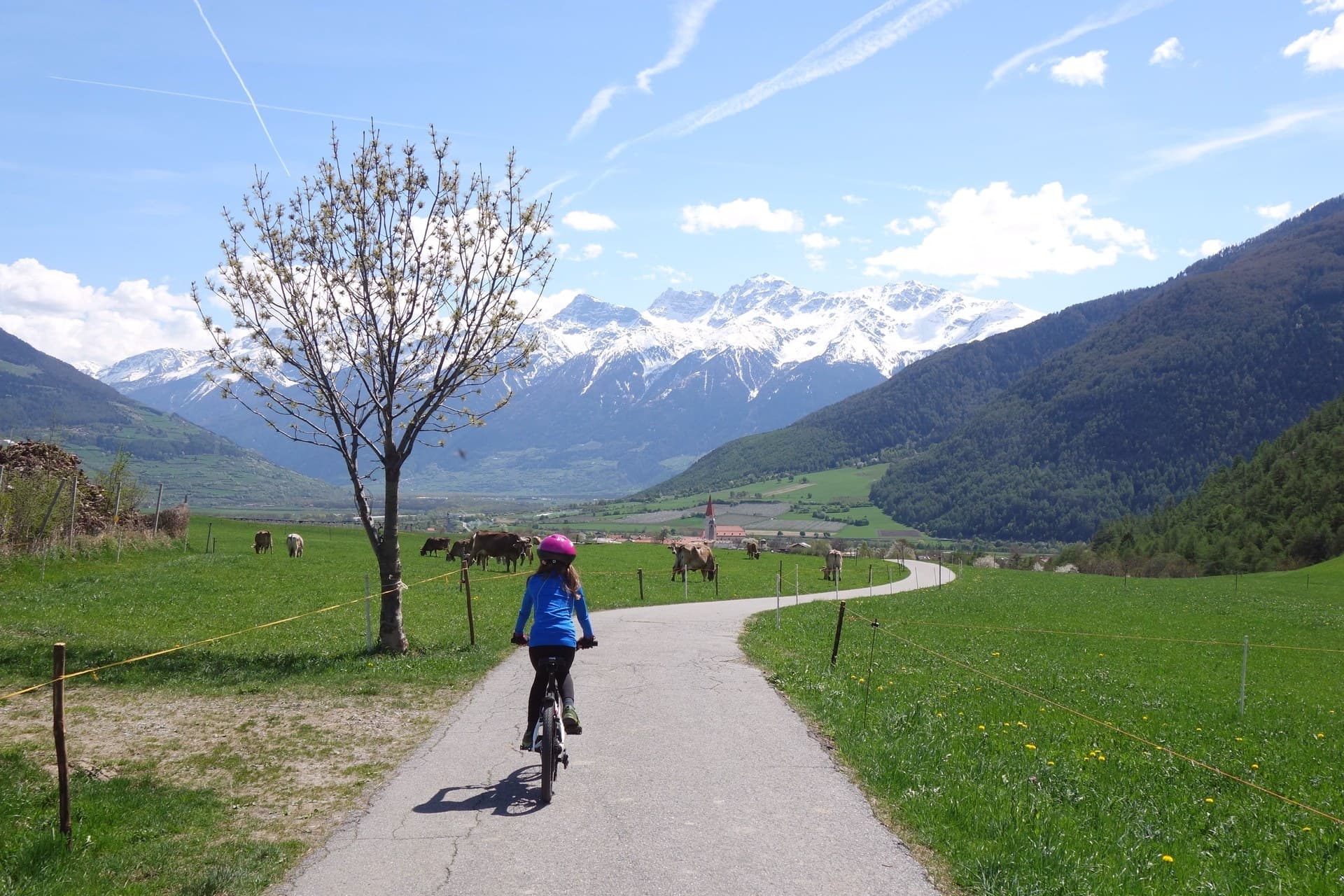 dove pedalare in Italia con i bimbi