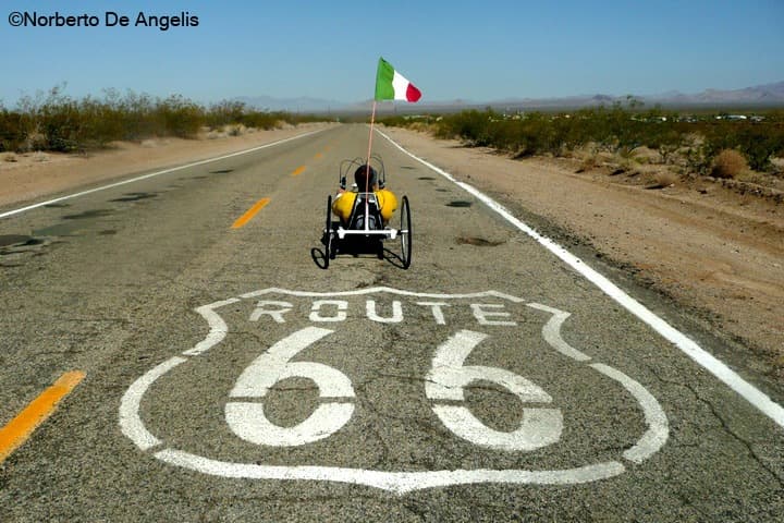 Route 66 ed Africa in handbike con Norberto De Angelis