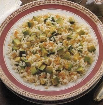 Pilaf con avocado