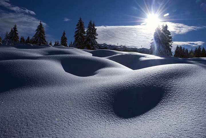 Montagne di neve