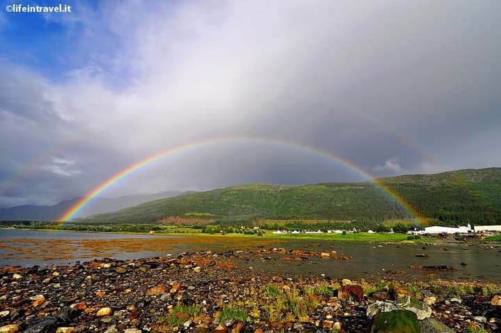 Doppio arcobaleno in Norvegia