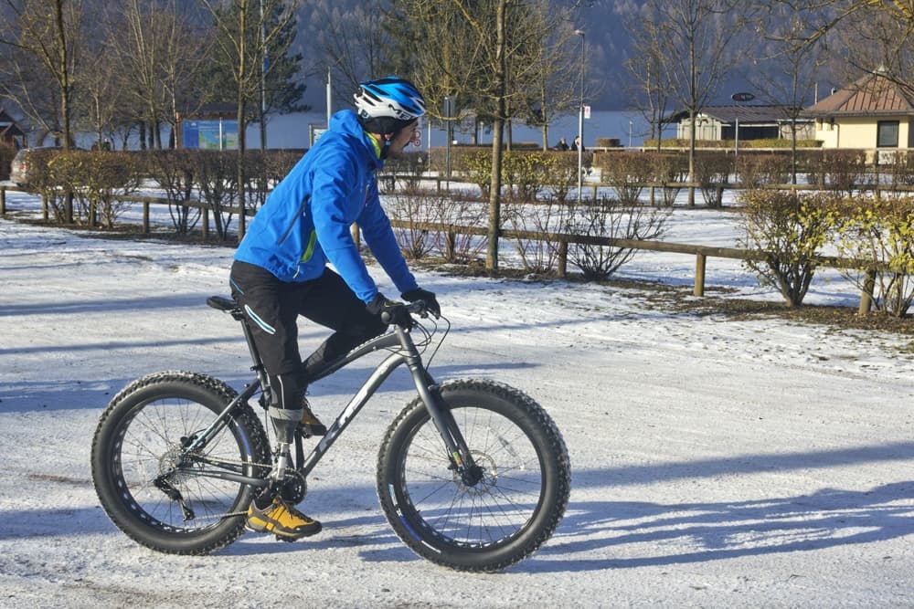 Davide Rossi in fat bike