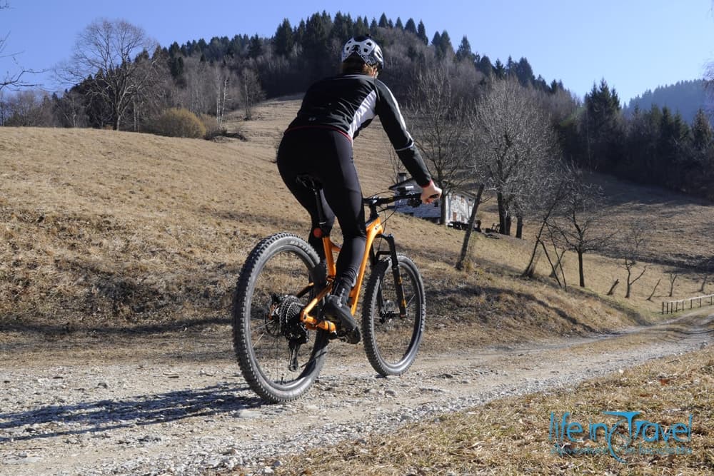 Anello in MTB sul monte Cesèn