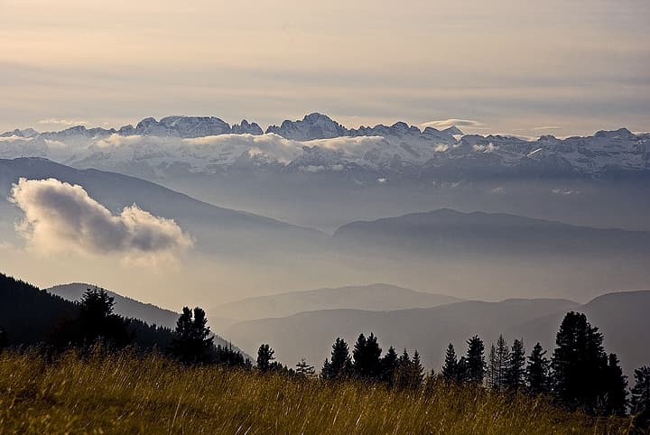 Tramonto autunnale trentino