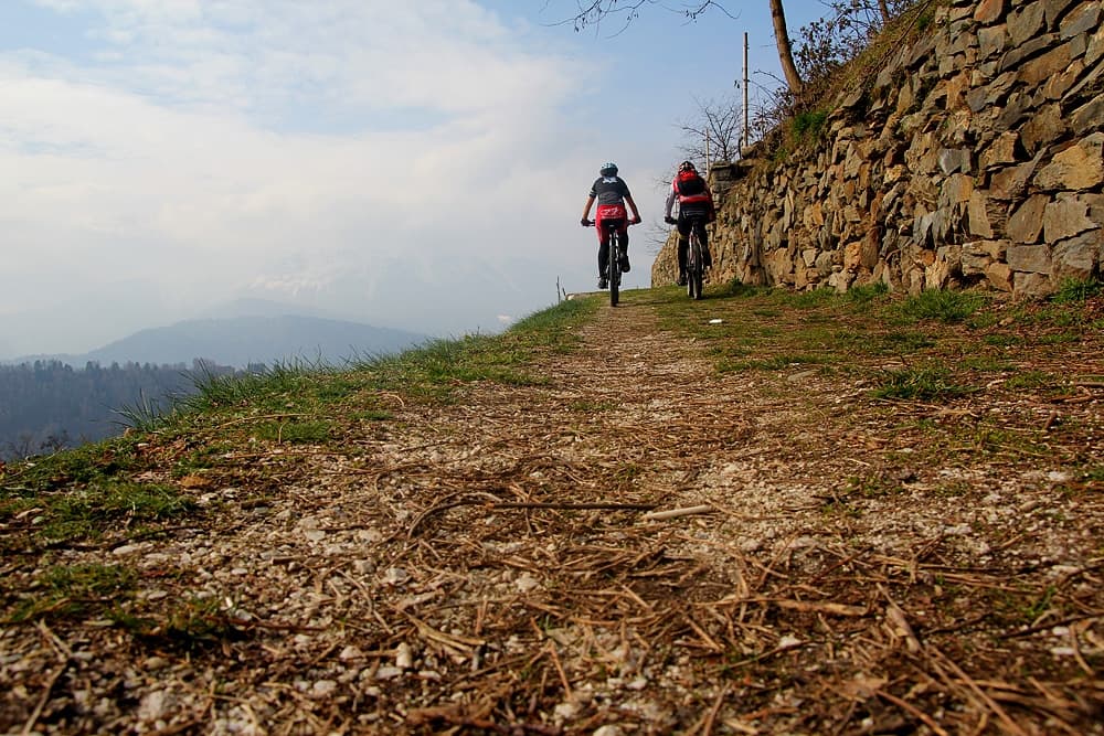 Lago di Levico in MTB