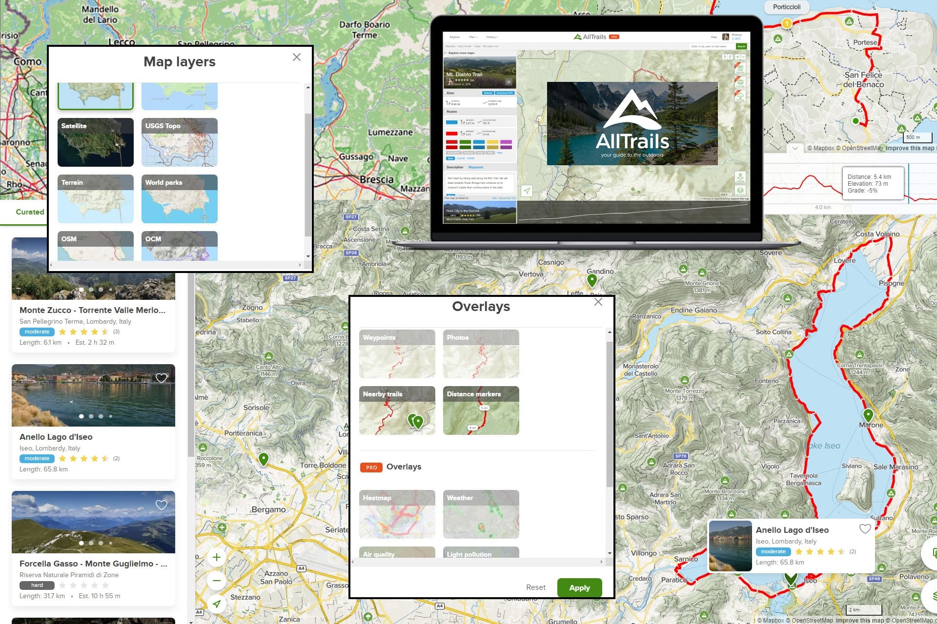 creare percorsi gpx con AllTrails