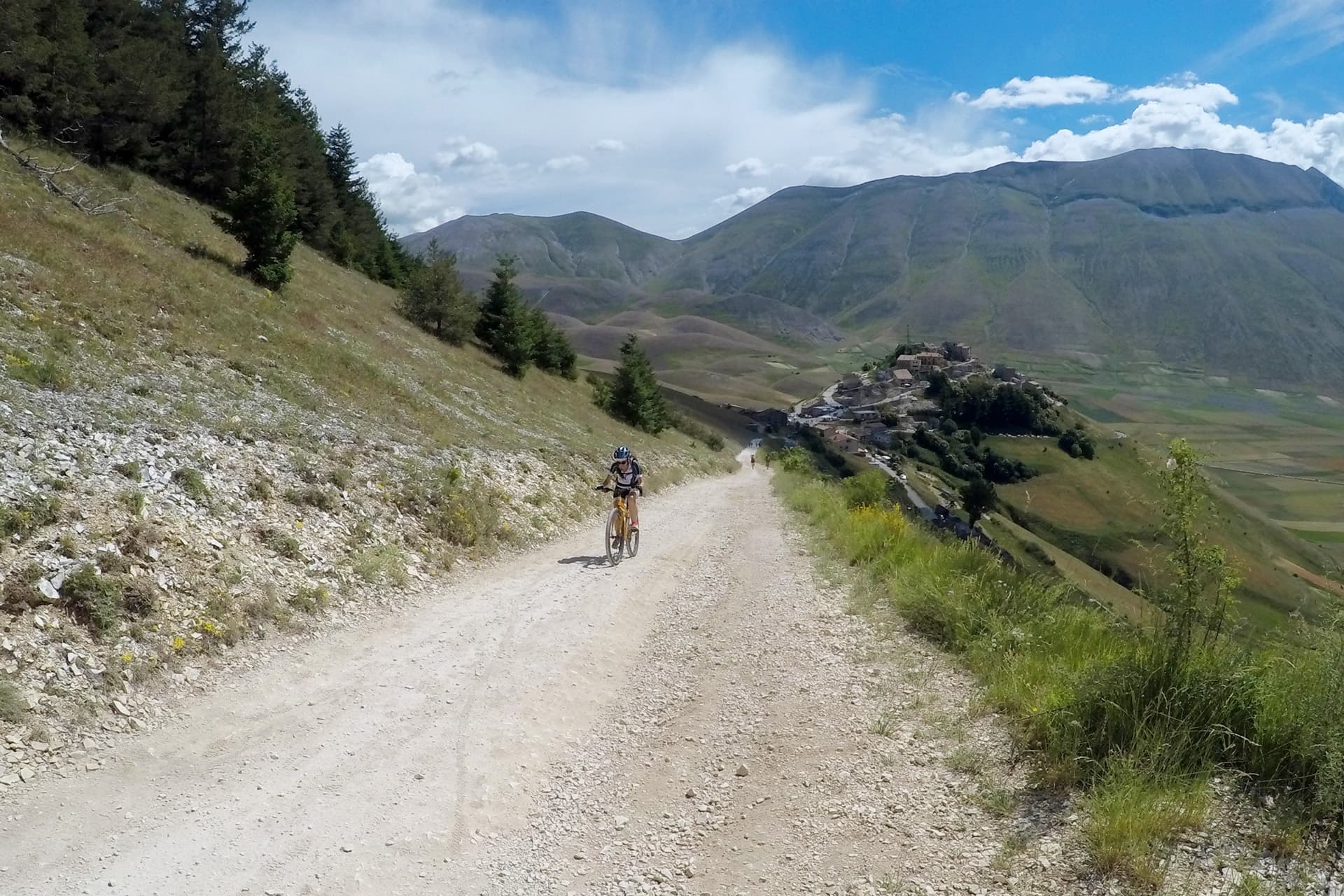 Castelluccio di Norcia in bici