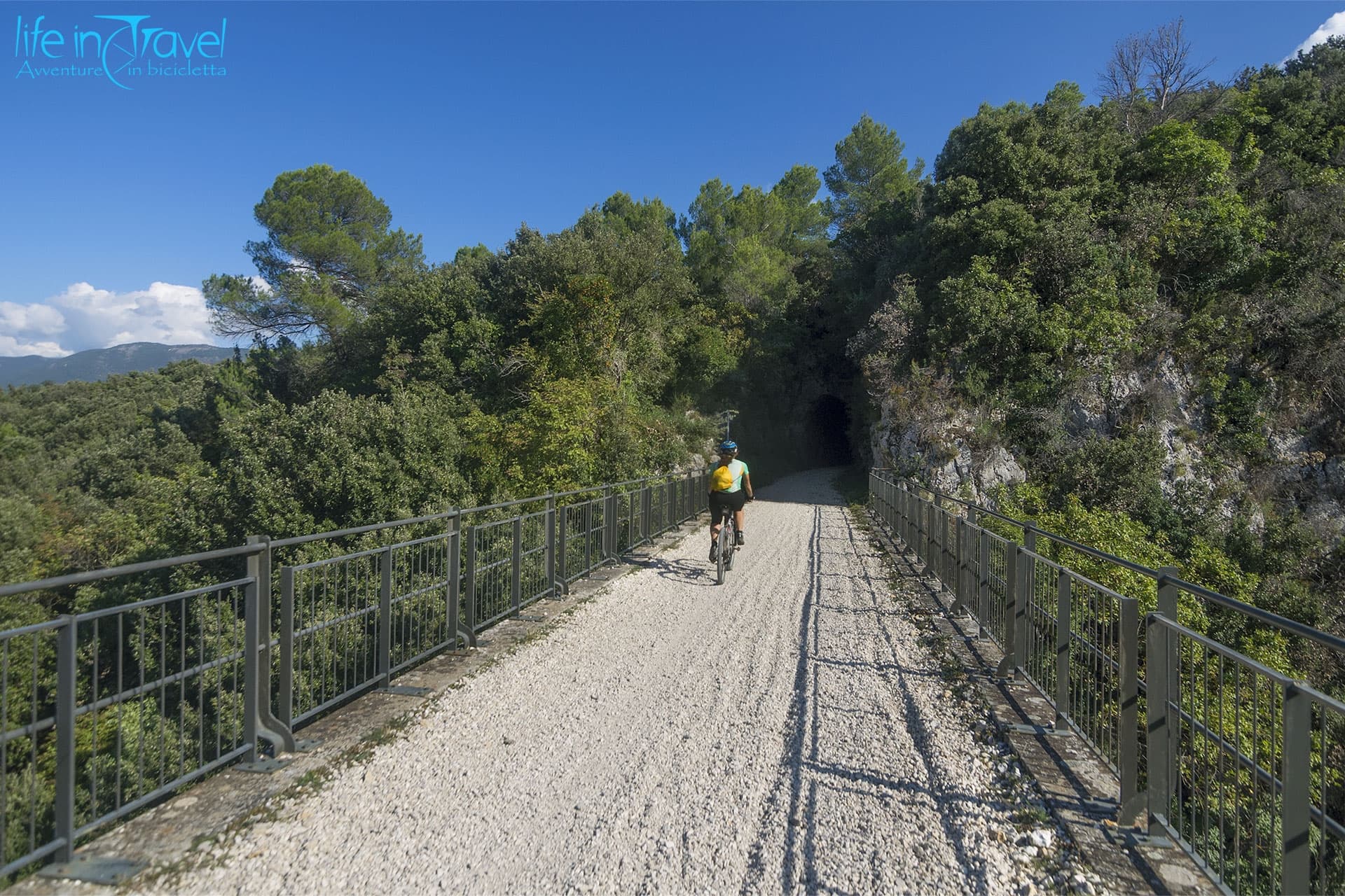 Spoleto - Norcia old railway by bicycle