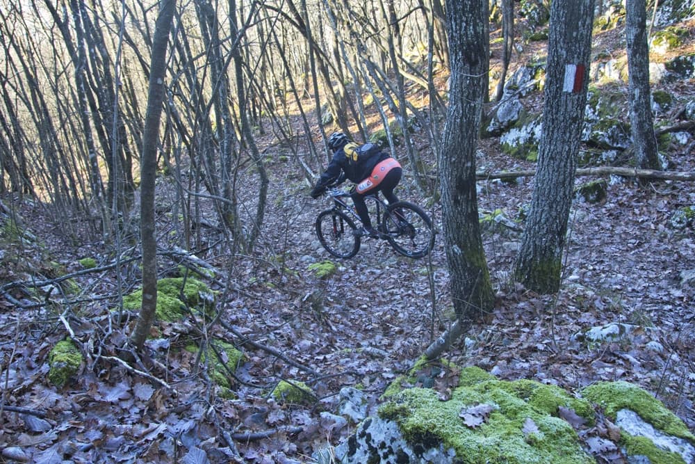 In mountain bike nei dintorni di Trento