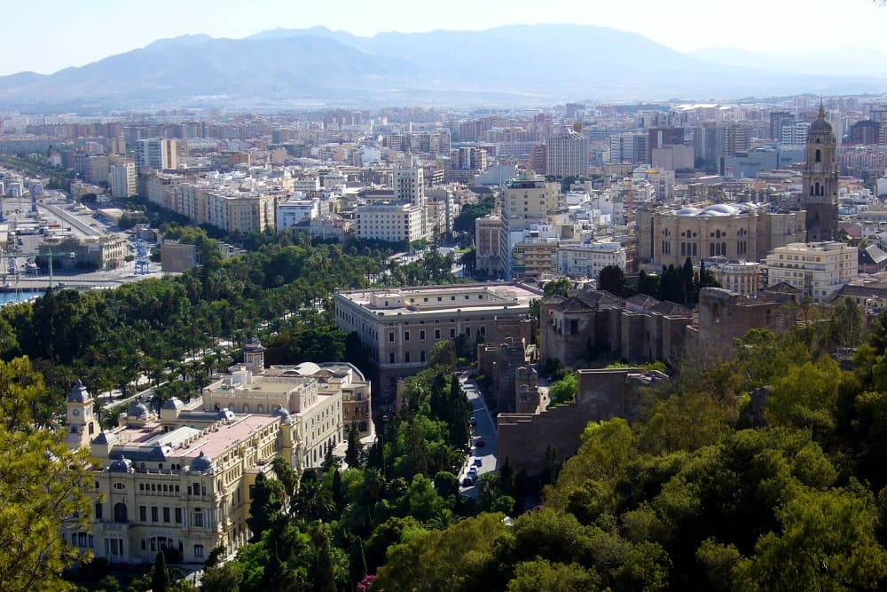 Malaga in bici