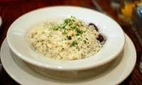 Risotto con porri e gorgonzola