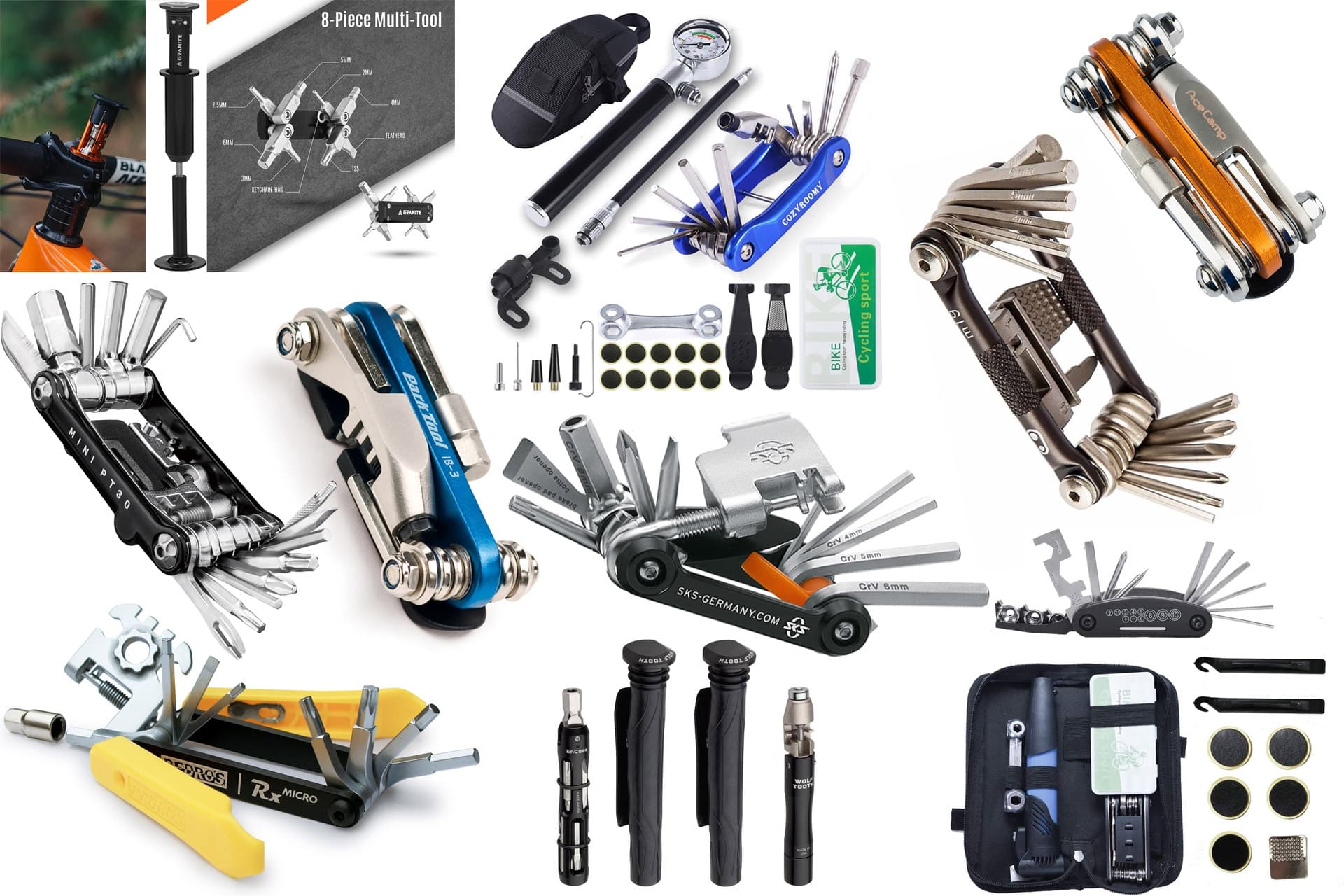 Kit riparazione bicicletta multitool