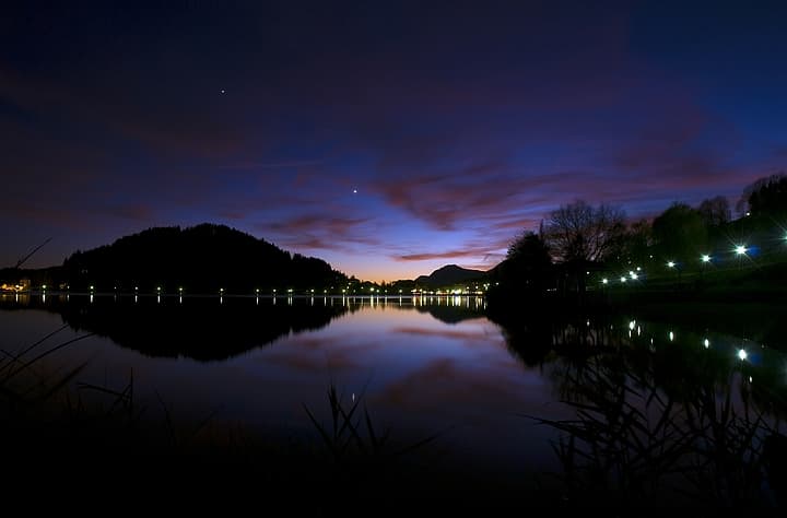 Tramonto al lago