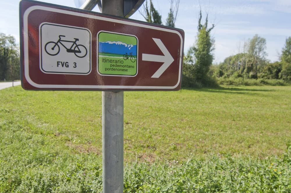 Friuli in bicicletta: itinerario Pedemontano da Gorizia a Budoia