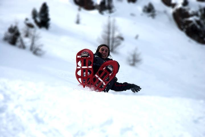 utilizzo improprio delle ciaspole