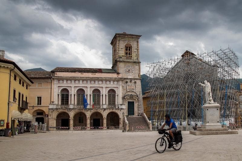 norcia in bici